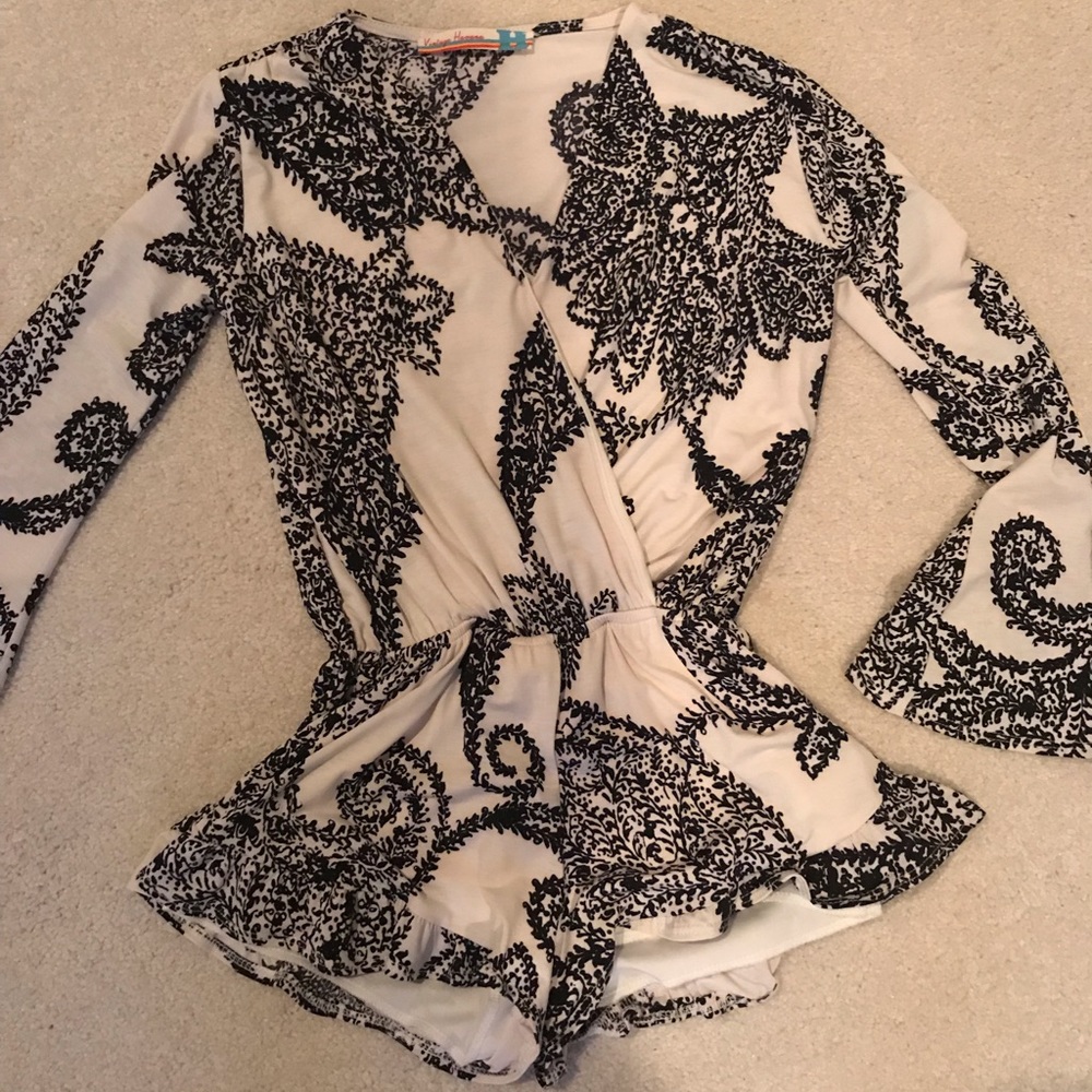 NWOT Vintage Havana girls romper size small